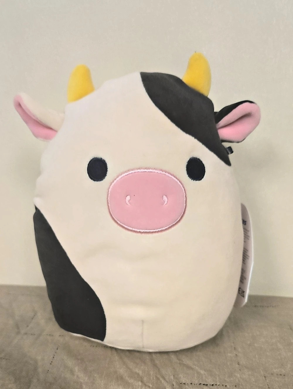 Squishmallows Connor the Cow Plush White & Black